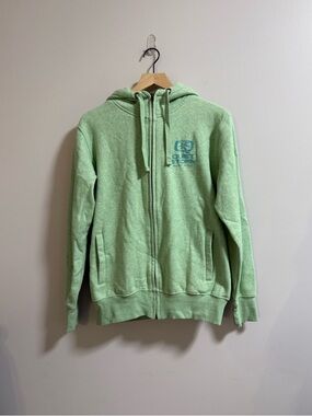 Quiet Storm Sage Green Full Zip Hoodie